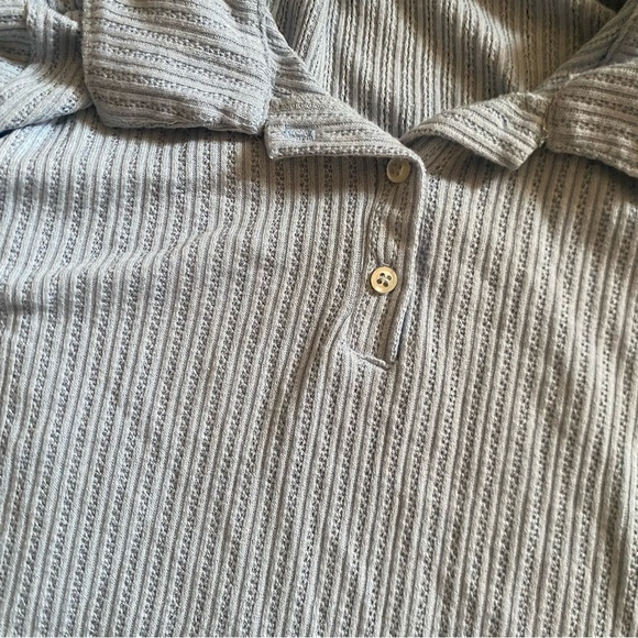 Urban Outfitters Pointelle Polo Top - Picture 3 of 3